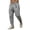 Gray, variant on CHEEREAM Athletic Training Pants for Mens Drawstring Elastic Waist Straight Leg Breathable Trousers Dynamic Gym Sessions Loose Fit