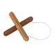 thumbnail image 3 of Alfombrilla de madera para olla Macarena soporte acolchado refrigeración plegable tipo x Marrón oscuro, 3 of 8