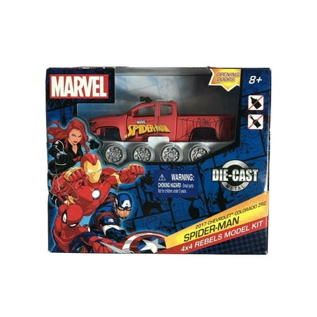 UPC 090159000044 product image for Marvel 2017 Chevrolet Colorado ZR2 SPIDER-MAN 4x4 Rebels Model Kit | upcitemdb.com