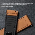 thumbnail image 5 of Magnetic Buckle Leather Silicone Strap 20mm, 5 of 5