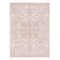 thumbnail image 2 of Well Woven Loop-De-Loop Valentina Medallion Botanical Blush Kilim-Style 5'3" x 7'3" Area Rug, 2 of 8