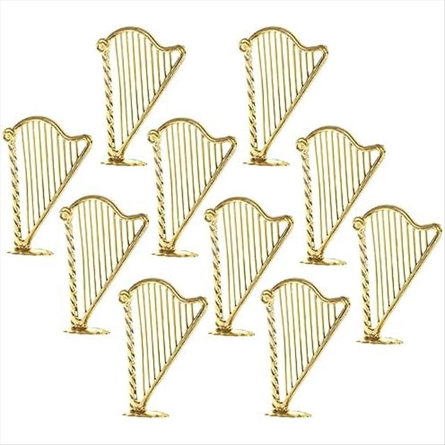 Harpe Miniature, Modèle d'Instrument de Musique Miniature, Pendentif de Modèle de Harpe Miniature pour Décoration de Fête Musicale