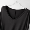 thumbnail image 4 of HomeGardon Nightgowns for Women,Summer Dresses Women's V Neck Solid Color Drawstring Loose and Comfortable Sleeveless Mid Length Nightgown Skirt, 4 of 4