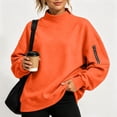 thumbnail image 2 of Kezqiaxn Womens Crewneck Sweatshirt Fashion Long Sleeve Fall Casual Pullover Tops with Pockets Sweatshirts for Women, 2 of 7