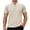 R200-Khaki, variant on RMGVDSD Mens Henley Shirt Short Sleeve Polo Golf Shirts Stand Collar Casual Breathable Comfortable Summer Tops Textured Business Wear Stylish Golf Shirts
