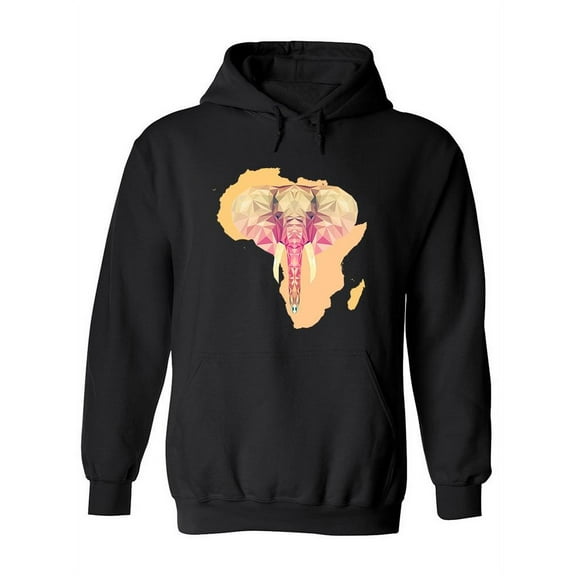 Zentangle Elephant Head  Hoodie Women -Image by Shutterstock, Female XX-Large