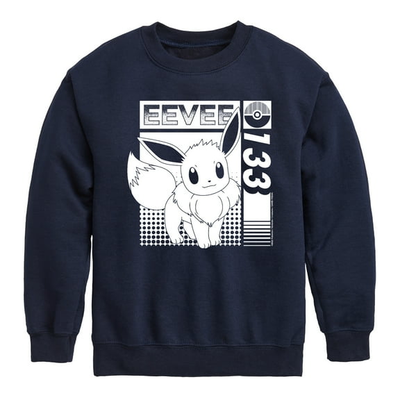 Pokémon - EEVEE 133 - Youth Crewneck Fleece Sweatshirt