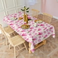thumbnail image 2 of Pioneer Flower Floral Print Pattern Rectangle Tablecloth 60"x120",Waterproof Polyester Rectangle Table Cloth, Wipeable Spillproof Polyester Tablecloth for Dining, Camping, Indoor and Outdoor, 2 of 6
