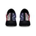 thumbnail image 4 of EaStr Jesus He Is Risen American flag Shoes Sneakers Black Size 10, 4 of 7