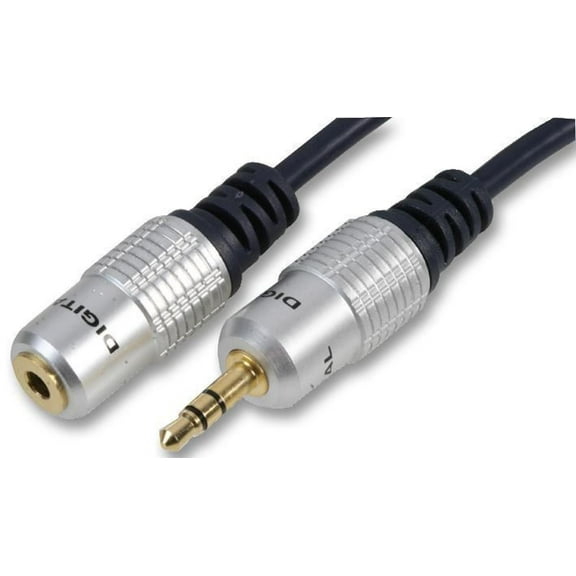 PRO SIGNAL - 3.5mm Stereo Jack Plug to Socket Lead, 500mm Blue