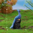 thumbnail image 1 of Micro paisaje pequeños adornos Pavo real dibujos animados realistas Pavo real micro paisaje pequeños adornos resina accesorios creativos, 1 of 5