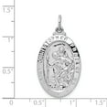 thumbnail image 2 of 925 Sterling Silver Saint Christopher Medal, 2 of 5