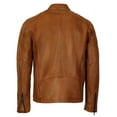 thumbnail image 3 of Gioberti Men's Sheepskin Classic Style Leather Jacket, 3 of 6