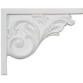 thumbnail image 2 of Ekena Millwork SB08X05BR-R 8.75 In. W X 7.62 In. H X .62 In. D Architectural Bremen Acanthus Stair Bracket- Right, 2 of 3