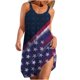 thumbnail image 1 of Mini vestido con estampado digital de ocio y entretenimiento con cuello redondo informal a la moda para mujer Fridja  hj95, 1 of 5