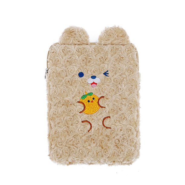 Bolsa de felpa para tableta de 11 pulgadas, bolsa portátil para soporte de portátil para funda protectora para iPad