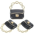 thumbnail image 1 of 3 Pcs Mini Sacs à Main Maison de Poupée Sac Miniature Chaîne Sacs Miniatures Maison, 1 of 6