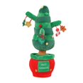 thumbnail image 3 of Peluche navideño, juguete bailarín, decoración de mesa navideña, juguete musical parlante Árbol, 3 of 9