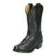 thumbnail image 3 of Botas Smoky Outlaw para niños, cuero negro, vaquero, 3 of 7