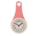 thumbnail image 2 of Reloj de Prueba de Agua de 4 Pulgadas, Relojes Decorativos de Pared con Succión de con , Sa de , Cocina Rosado perfecl Reloj de pared del cuarto de baño, 2 of 8