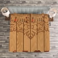 thumbnail image 3 of Ambesonne African Quilted Bedspread Set 3 Pcs, Traditional Lady Characters, Queen Size, Multicolor, 3 of 3