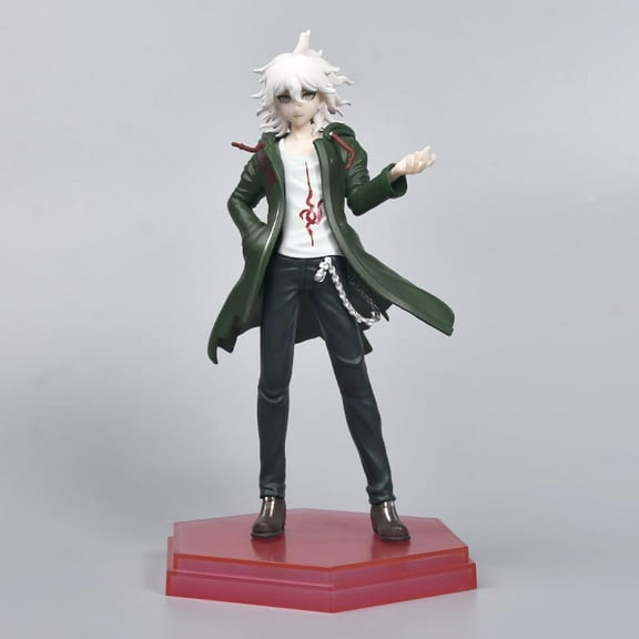 New Nagito Komaeda Figures, Standing Nagito Komaeda Figure Statue 20cm/7.9inch PVC Figurine Cosplay Action Figures Model Collectible Anime Fans Gift