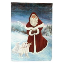 Carolines Treasures PJC1002GF A Spirit of Harmony Santa Claus Flag Garden Size  Small multicolor