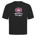 thumbnail image 2 of Men's Levelwear  Black Montreal Canadiens Team Surge Luxe Signature Knit T-Shirt, 2 of 3