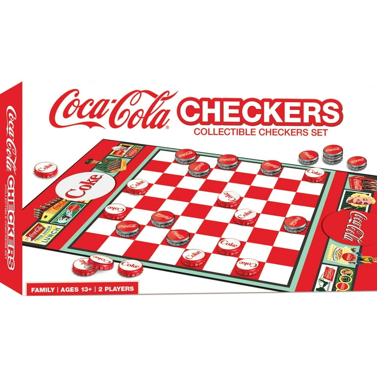 Vintage Pop Cap Soda Bottle Game of Checkers Vintage Pop Cap Soda Bottle Game of Checkers