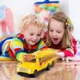 thumbnail image 3 of ArtCreativity Kids School Bus Toy with Lights & Sound for Boys Ages 3+, 3 of 8