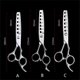 thumbnail image 2 of Tijeras de entresacar profesionales de 6 pulgadas con mango ergonómico de fácil agarre y cuchillas de acero inoxidable., 2 of 5