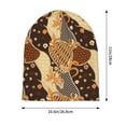thumbnail image 5 of DouZhe Beanie Hats for Men and Women, Vintage Indonesian Traditional Ethnic Style Patterns Adult Unisex Knit Hat Winter Warm Skull Cap, 5 of 7