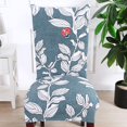 thumbnail image 4 of SoulFeel Set of 6 Dining Chair Covers, Stretch Spandex Dining Room Protector Slipcovers (Style 50, Beetle), 4 of 8
