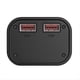 thumbnail image 4 of Caja de Almacenamiento de Batería 21700, 4 Ranuras, Caja de Banco de Energía DIY para Cargador 21700, Salida USB Dual, Entrada Tipo C, Negro, 4 of 5