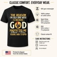 thumbnail image 6 of Old and Wise Funny Rooster Graphic T-Shirt for Men, Faith Humor Quote Tee, Unisex Cotton Crewneck, 6 of 9