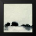 thumbnail image 2 of Caroline, Emma 15x15 Black Modern Framed Museum Art Print Titled - Ink Bloom Landscape I, 2 of 5