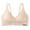 Khaki, variant on Sngxgn Bra for Women - V Neck Low Impact Wireless Sports Bra Yoga Padded Workout Bra(Beige,XXL)
