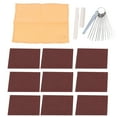 thumbnail image 2 of Bridge Saddle Nut Files Kit, Anti-Rust Guitar Polishing Sandpaper Set Stainless Steel  For Stage, 2 of 8