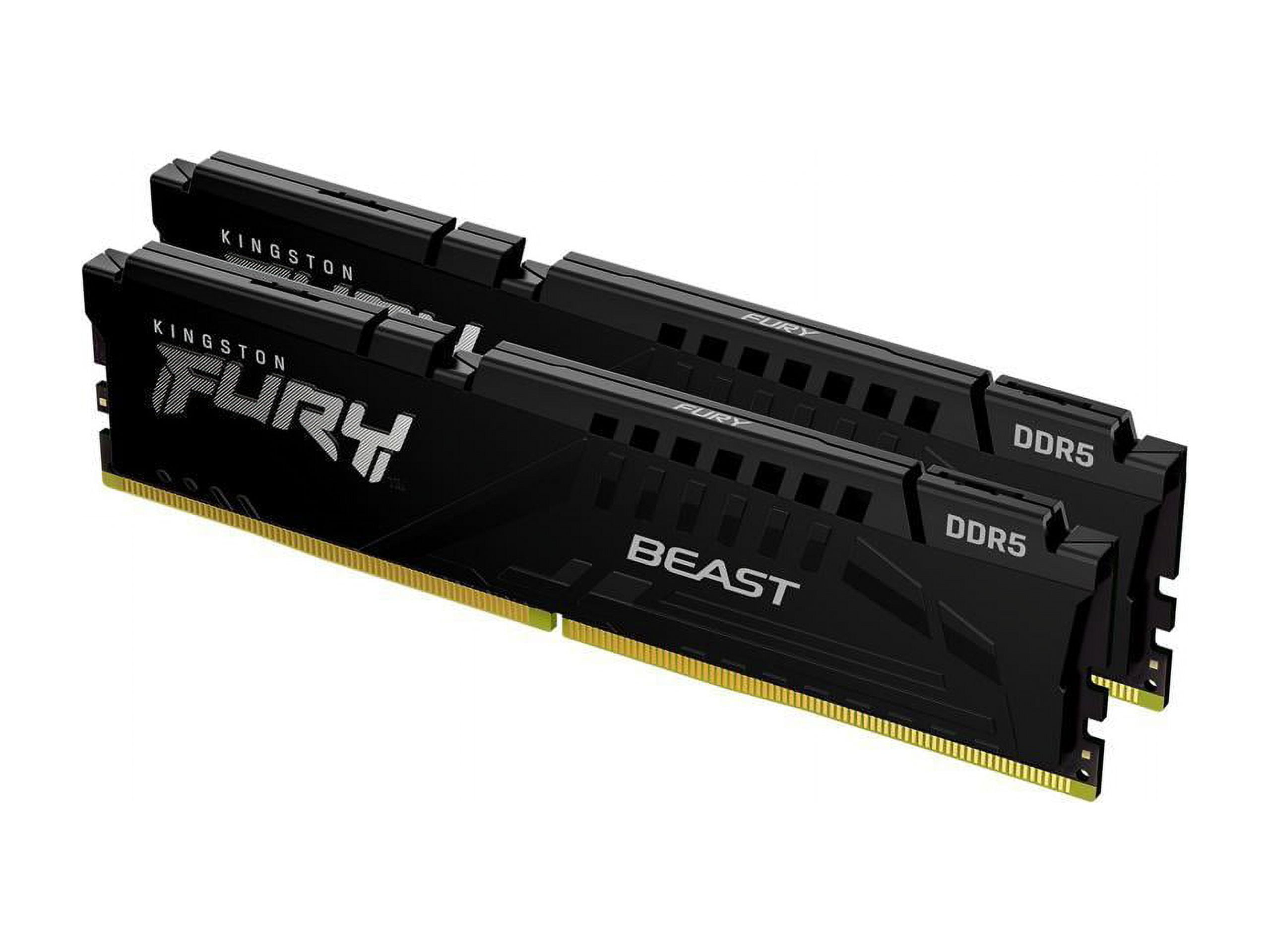 Kingston FURY Beast DDR5 16GB 2枚 Kingston FURY Beast RGB 16GB 5200MT/s DDR5 CL40 DIMM Desktop
