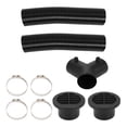 thumbnail image 1 of Kit de tubo de calefacción para automóviles Unique Bargains con cubierta de salida de aire redonda y conector de tubo en Y, 1 of 1