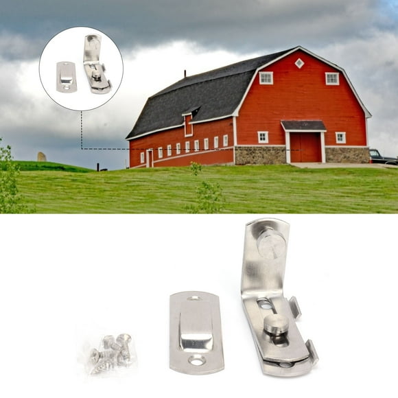 Door Latch, Door Latch Lock Stainless Steel for Garage for Home