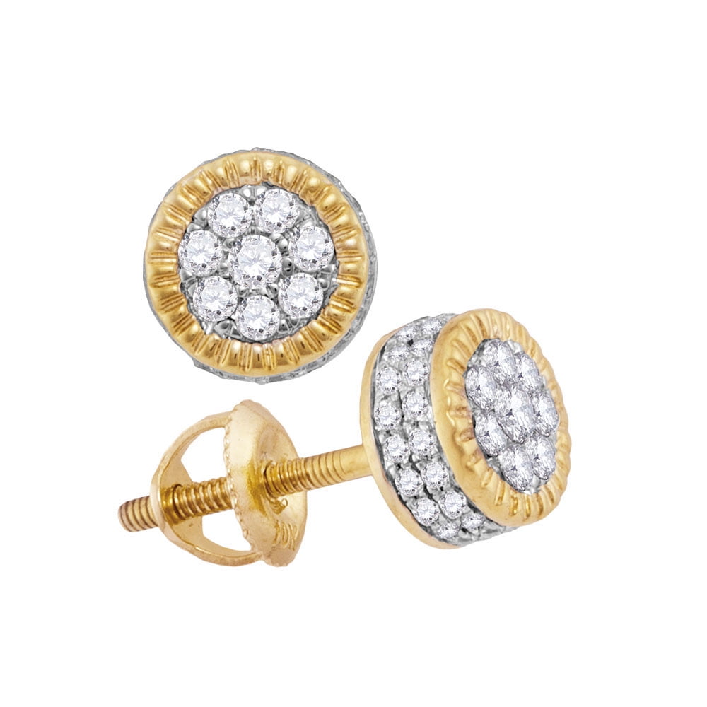 yellow mens earrings