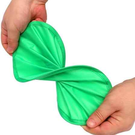 Niceauty 15Pcs Kids Flying Discs Outdoor Toys Assorted Color Lightweight Polyester Cloth for Camping and Picnics