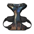 thumbnail image 5 of Lsque Starry Light White Horse Dog Harness, No-Pull Pet Harness with 2 Leash Clips, Adjustable Soft Padded Dog Vest with Easy Control Handle for Large Dogs-, 5 of 9