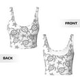 thumbnail image 6 of Goofa Sea Turtle Printed Sports Bras for Women, High Impact Running Bra Workout Crop Tank Tops Longline Sports Bra Push up-XX-Large, 6 of 9