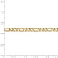 thumbnail image 4 of 14K Yellow Gold bracelet Chain style Figaro Flat 8 in 4 mm, 4 of 4