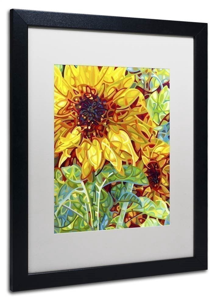 Mandy Budan 'Summer In The Garden' Matted Framed Art