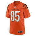 thumbnail image 2 of Men's Nike Chad Johnson Orange Cincinnati Bengals Retired Player Alternate Game Jersey, 2 of 4