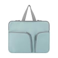 thumbnail image 1 of HLONK Housse d'Ordinateur Imperméable Étui Portable Poche de Transport Protecteur Compartiments Réutilisables Rangement d'Affaires Noir 13 Pouces, 1 of 8
