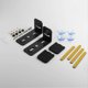thumbnail image 2 of 2Pcs Soundbar Stand Universal Anti-Slip Metal Sound Bar Wall Mounting Holder for Home, 2 of 5
